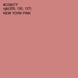 #CD827F - New York Pink Color Image
